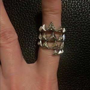 House of Harlow Silver triangle Women's Ring